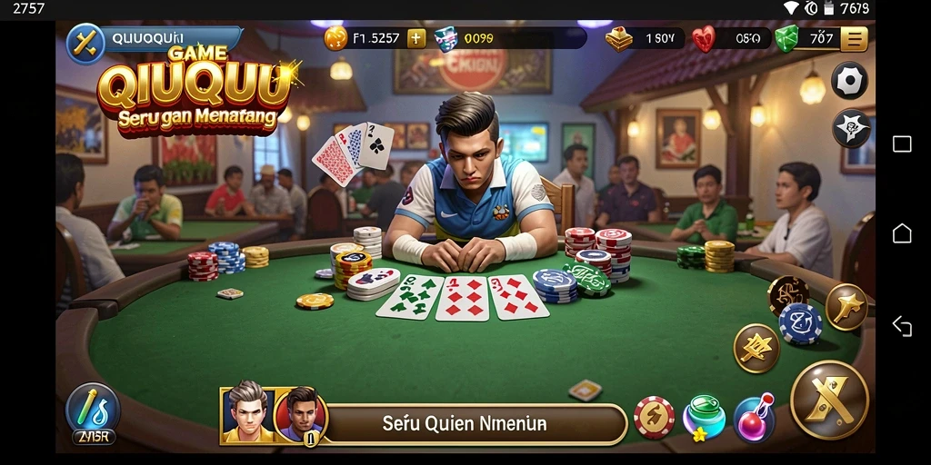 Screenshot gameplay QiuQiu yang menarik di 2757.