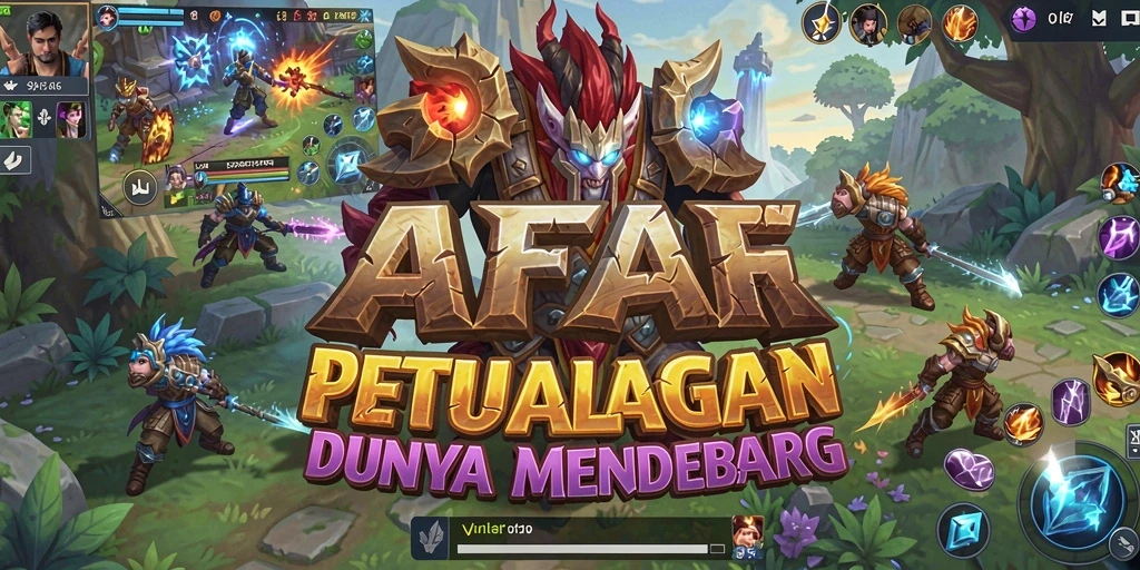 Tampilan menarik dari gameplay ARPG AFAF yang mendebarkan.