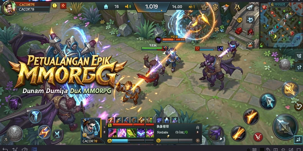Gameplay seru dan interaksi sosial dalam <strong>CACOR78</strong> yang penuh warna.