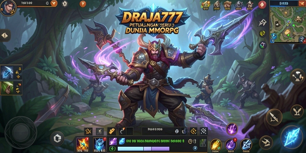 Tampilan menarik dari gameplay DRAJA777 yang menegangkan di dunia MMORPG.