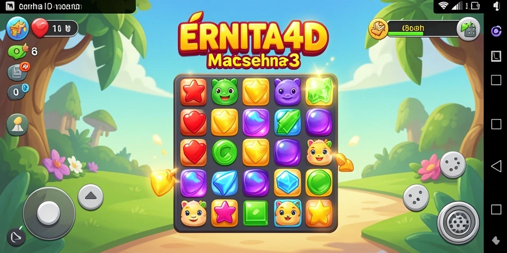 Tampilan gameplay ERNITA4D yang menarik dan penuh warna.