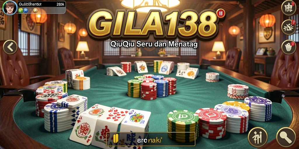 Tampilan screenshot gameplay QiuQiu yang seru dan kompetitif.