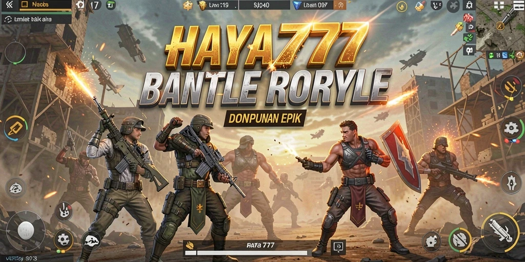 Gameplay seru dalam pertarungan Battle Royale yang mendebarkan.