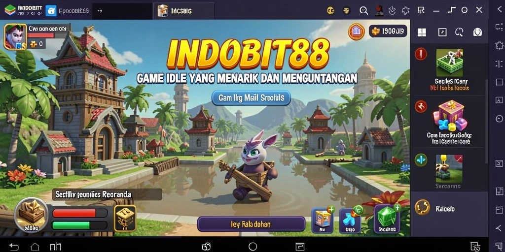 Tampilan gameplay INDOBIT88 yang memikat dan interaktif.