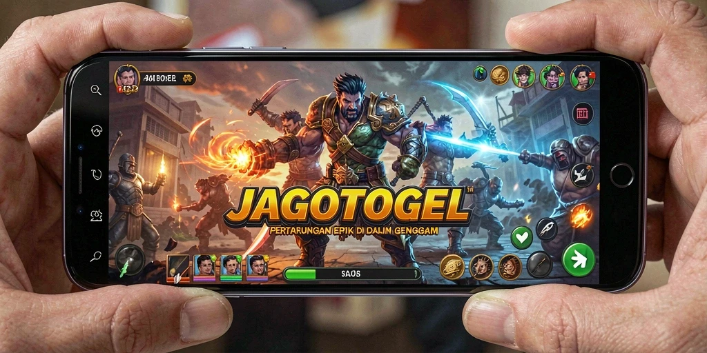 Gameplay JAGOTOGEL dengan pertarungan yang seru dan dinamis.