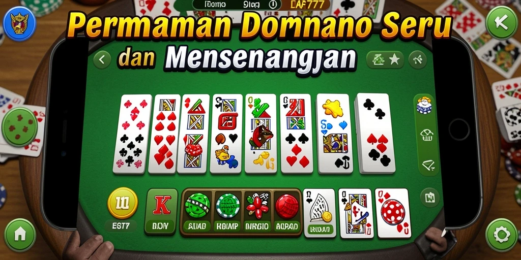 Screenshot LENGKAP777 menunjukkan pertarungan seru dalam permainan Domino.