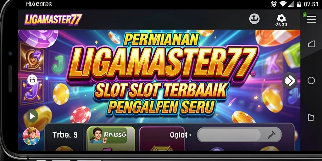 Gameplay seru LIGAMASTER77 dengan berbagai tema slot menarik.
