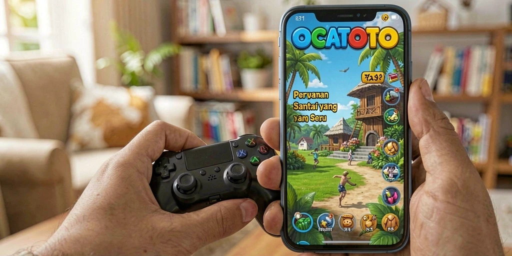 Tampilan gameplay menarik dalam permainan OCATOTO.