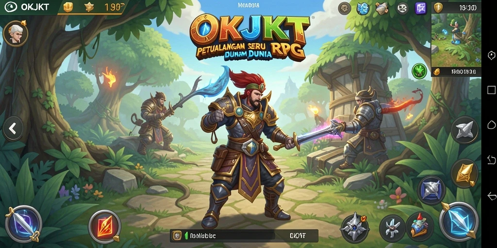 Tampilan gameplay seru di dunia RPG OKJKT.