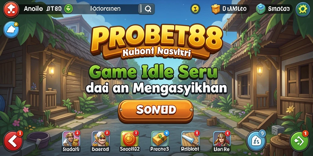 Screenshot gameplay PROBET88 menampilkan momen seru dalam game Idle.