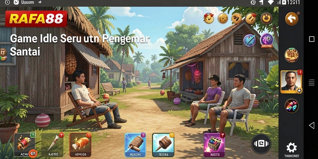 Screenshot utama RAFA88 menampilkan gameplay Idle yang menarik.