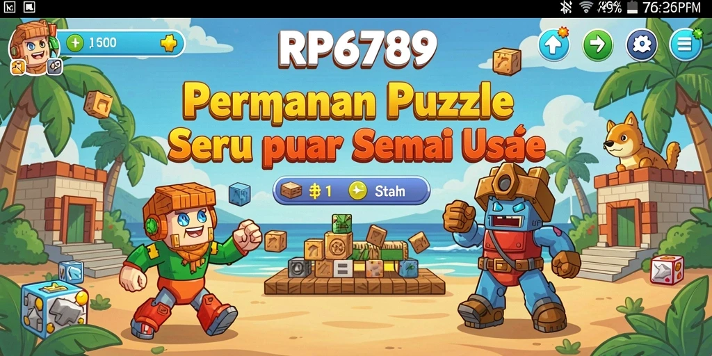 Tampilan gameplay RP6789 yang menegangkan dan penuh warna.