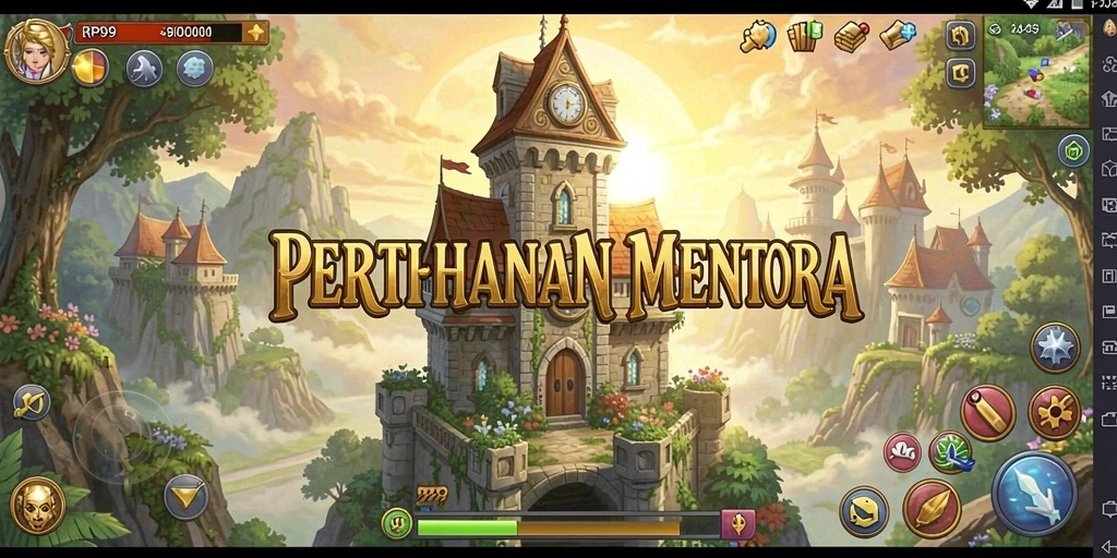 Menampilkan gameplay seru di RP99 dengan strategi Tower Defense yang mendalam.