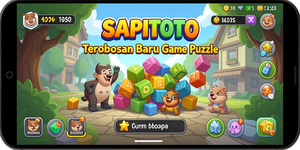 Gameplay menarik SAPITOTO yang penuh tantangan puzzle.