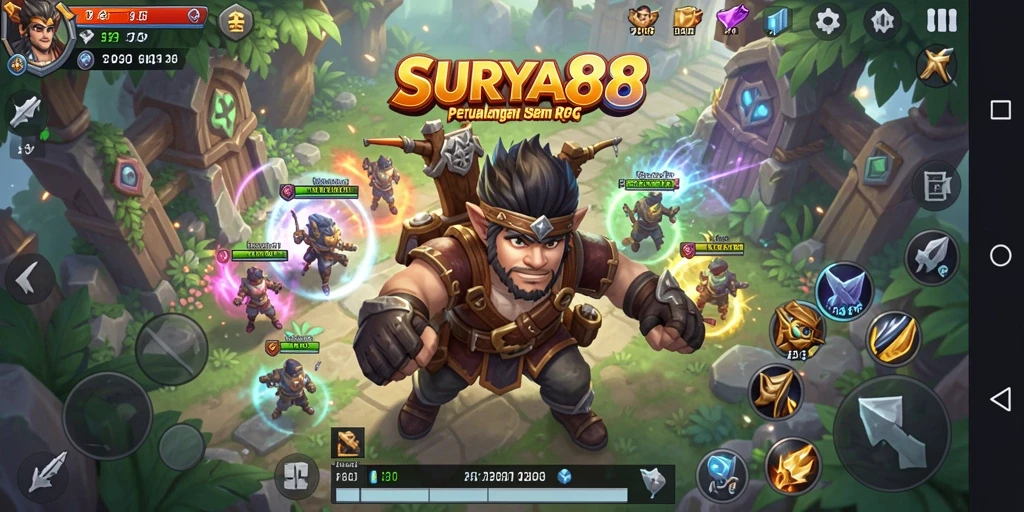 Tampilan gameplay SURYA88 yang mendebarkan di dunia RPG.