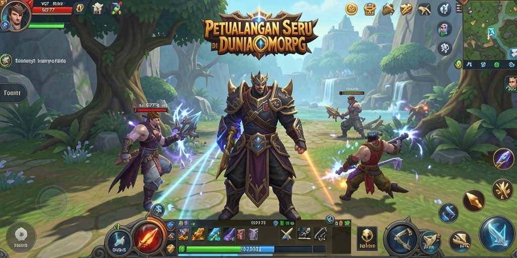 Screenshot gameplay VO777 menampilkan pertempuran seru dan grafis menawan.