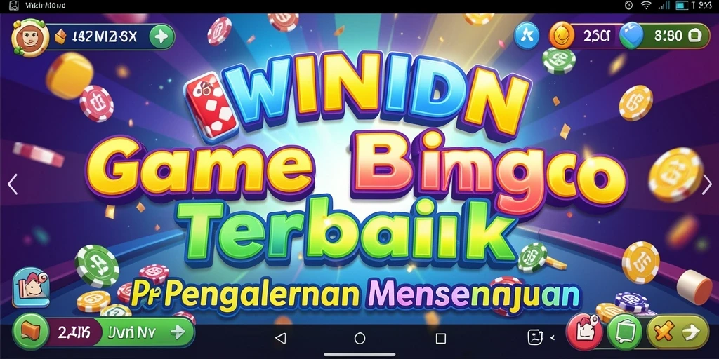 Tampilan gameplay seru dari WINIDN yang menunjukkan suasana Bingo.